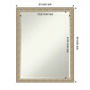 Amanti Art Paris Champagne Petite Bevel Bathroom Wall Mirror 26 x 20 in. - 4 of 4