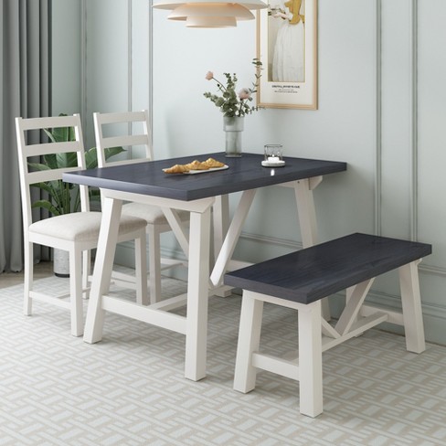 Farmhouse style deals dining table set