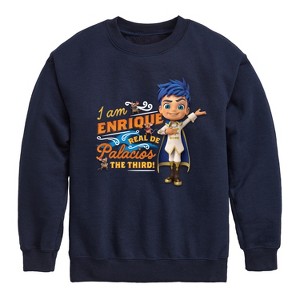 Boys' - Santiago of The Sea - Enrique Palacios Graphic Long Sleeve Fleece Sweatshirt - 1 of 4