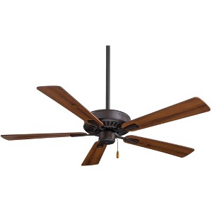 52" Minka Aire Contractor Plus Oil-Rubbed Bronze Pull Chain Fan - 1 of 4