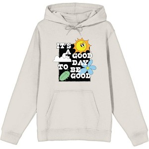 Positive Vibes It’s Good To Be Good Adult Long Sleeve Hoodie - 1 of 2