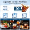 Mojgar Commercial Ice Maker Machine | 100Lbs/Day | Stainless Steel Perfect for Homes, Bars, Restaurants - 4 of 4