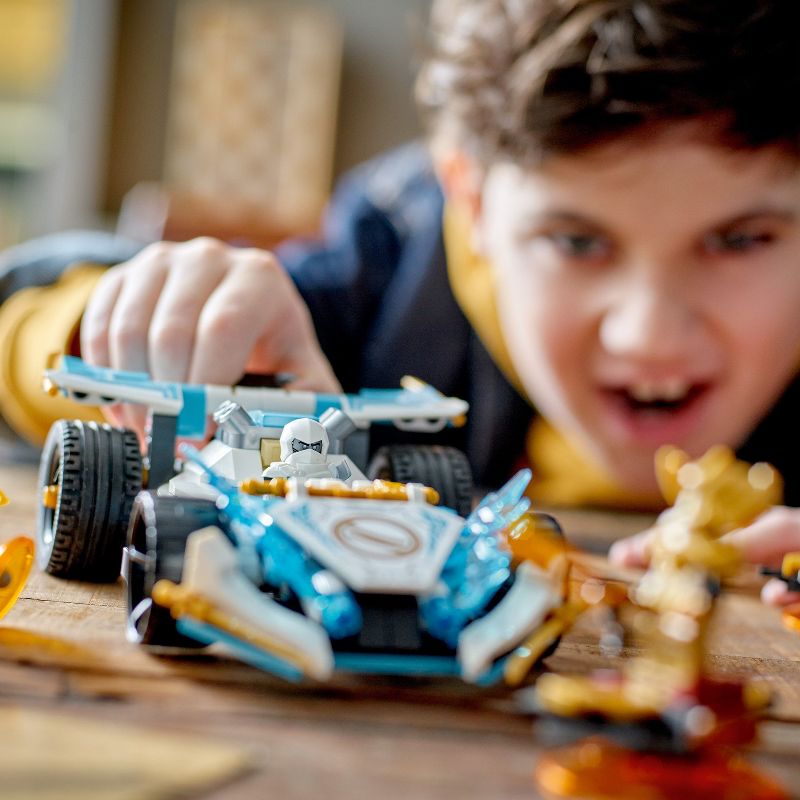 LEGO NINJAGO Zane&#39;s Dragon Power Spinjitzu Race Car Building Toy 71791, 6 of 8