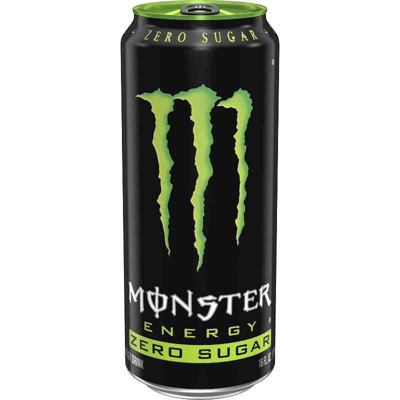 Monster Energy Zero Sugar Energy Drink - 4pk/16 fl oz Cans, 3 of 4