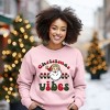 Simply Sage Market Women's Graphic Sweatshirt Christmas Vibes Checkered - 2 of 4