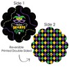 Big Dot of Happiness Colorful Mardi Gras Mask - Masquerade Party Round Table Decorations - Paper Chargers - Place Setting For 12 - 3 of 4