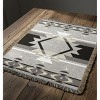 Flame Black Tapestry Throw – Artistic Woven Cotton Rayon 50x60 inch by Manual Woodworkers and Weavers - 2 of 3