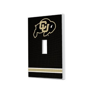 NCAA Big 12 Universities Stripe Hidden-Screw Light Switch Plate for Single Toggle - 1 of 4