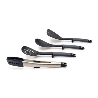 Joseph Joseph Elevate 6pc Stainless Steel Carousel Set with Tongs: Kitchen Utensil Set, Silicone & Stainless Steel — фото 4