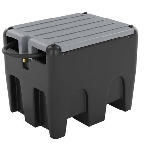 Diesel Tank, Portable Fuel Tank - 48 Gallon with 12V Electric Transfer Pump (10 GPM), 13Ft Hose & Auto Nozzle for Easy Fuel Transportation - 1 of 4