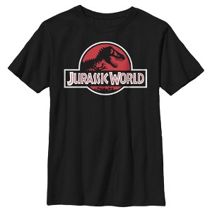 Boy's Husky Jurassic World Tyrannosaurus Rex Logo - 1 of 3