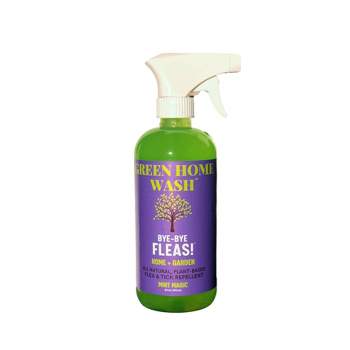 GREEN HOME WASH Bye-Bye Fleas Natural Flea & Tick Repellent - 16oz
