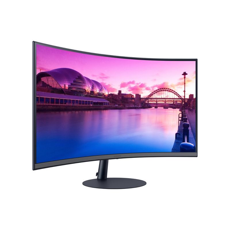 Samsung - 27&#34; 1000R 75Hz Curved FHD Monitor with Speakers, 4 of 15