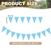Unique Bargains 49ft Felt Fabric Triangle Bunting Garland Party Banner 1 Pcs - 2 of 4