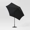 9' Round Outdoor Patio Market Umbrella with Black Pole - Room Essentials™ - 3 of 4