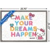 Trends International Hello Kitty: 17 General - Make Your Dreams Happen Framed Wall Poster Prints - 3 of 4