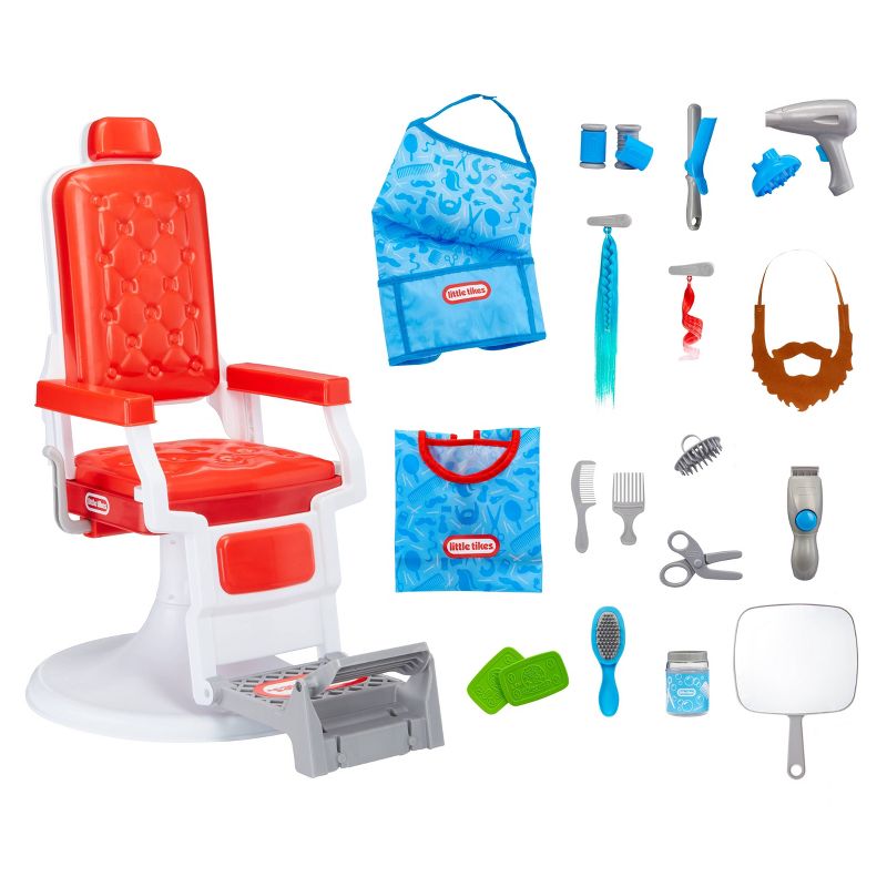 Little Tikes Hair Salon Beauty Set with 20 Accessories Pretend Play Barber Shop Stylist, 1 of 10