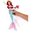 Disney Princess Ocean Friends Ariel Swimming Mermaid Doll with Squirt Toy, Figure & 4 Accessories - 4 of 4