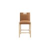 Meridian Furniture,Aimee Cognac Vegan Leather Counter Stool - 3 of 4