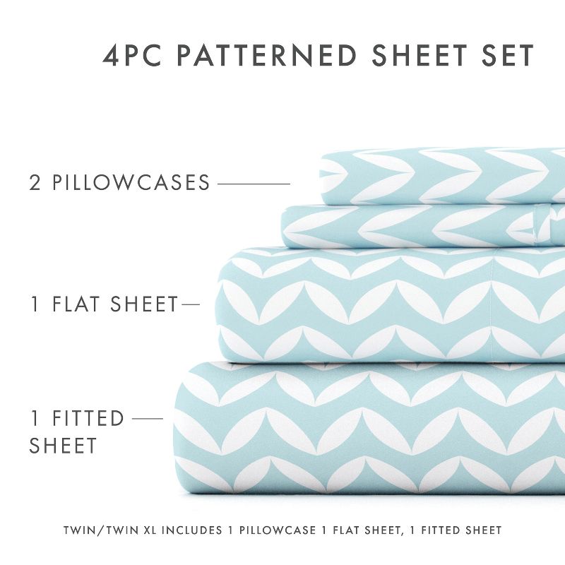 Geometric Patterns 4PC Sheet Set - Extra Soft, Easy Care - Becky Cameron, 5 of 13