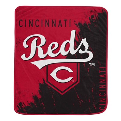 MLB Cincinnati Reds Painted Plate Ultra Soft Blanket