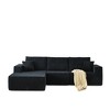 110" Cloud Modular L-Shaped Sectional Sofa with Ottoman & 2 Pillows - 3 of 4