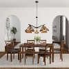 Chloe Lighting Vincent Mission Tiffany-Style Blackish Bronze 5 Light Chandelier 30 Inch Wide - 3 of 4