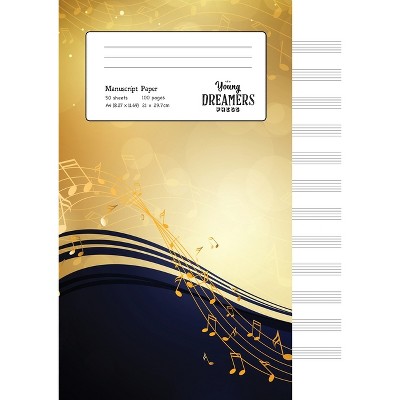 Blank Sheet Music Notebook - By Guitar Nation (paperback) : Target