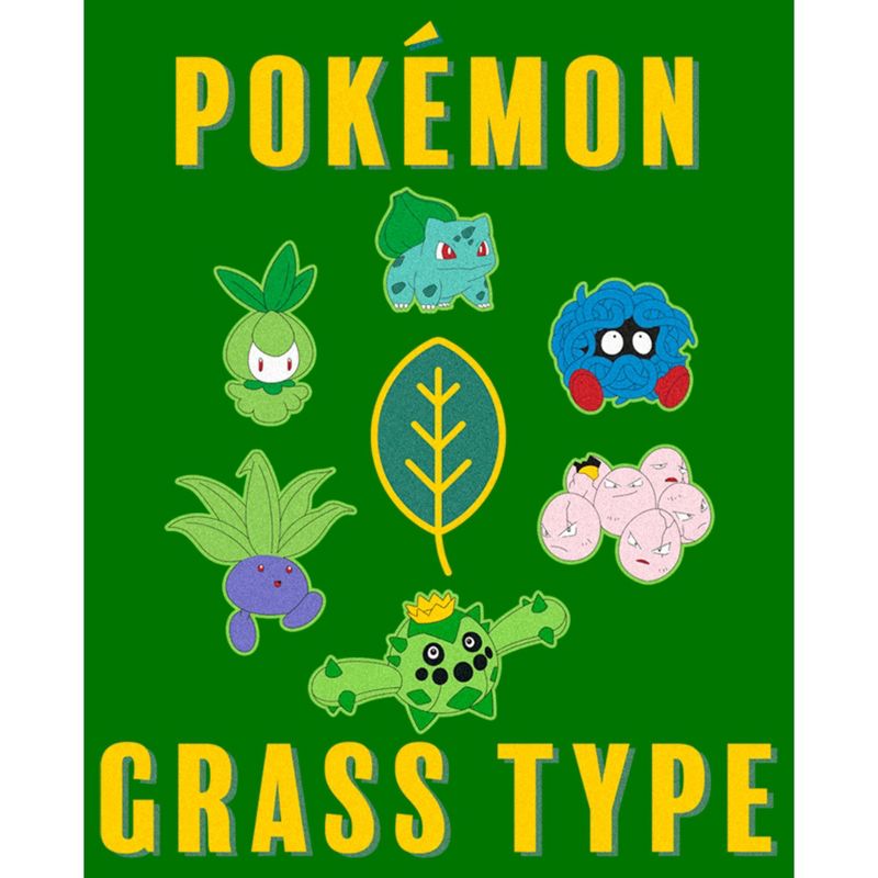 Men's Pokemon Grass Type Group T-Shirt, 2 of 6
