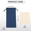 Unique Bargains Portable Drawstring Eyeglass Storage Bags 8 Pcs 7" x 3.5" - 2 of 4