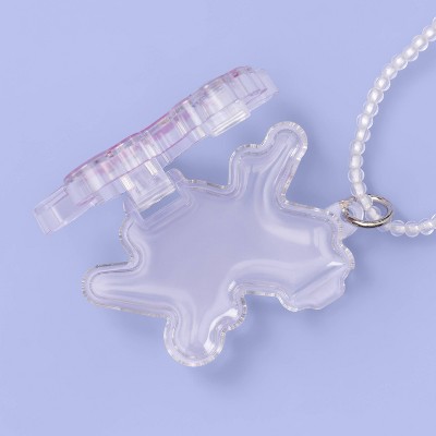 Cotton Candy Cloud Lip Gloss Necklace - Lightning Bold - More Than Magic™ - 0.05oz