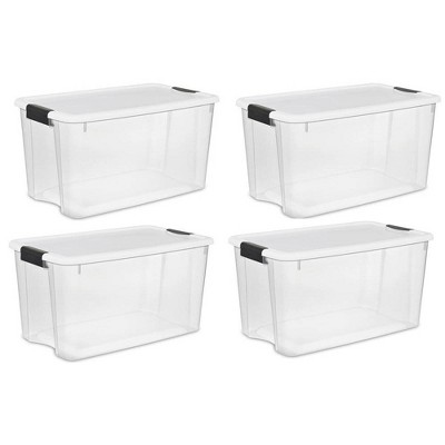 large clear storage containers