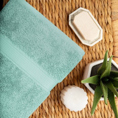 Oversized Seafoam Egyptian Cotton Washcloth Set