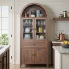 Vynxaria Antique Dome Cabinet - Versatile Storage Solution for Any Space - 3 of 4