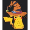 Women's Pokemon Halloween Pikachu Witch Hat Racerback Tank Top - 2 of 4