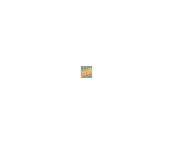 Aqua Leaf Hooked Accent Rug - (1'10"x3') - United Weavers