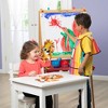 Melissa & Doug Easel Accessory Set - Paint, Cups, Brushes, Chalk, Paper, Dry-Erase Marker - image 2 of 4