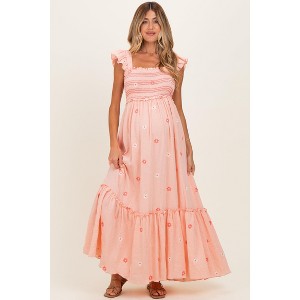 pink blush dress maternity PinkBlush Olive Draped Maternity/Nursing Maxi Dress