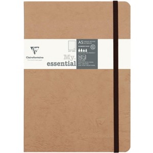Clairefontaine "My Essential" Bound Paginated Notebook - Dot 96 sheets - 6 x 8 1/4 - Tan - 1 of 4