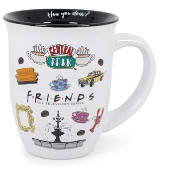 Friends Travel Mug and Coffee Gift Set, Central Perk Travel Coffee Cup,  Cappuccino Latte Mix, 1 EACH - King Soopers