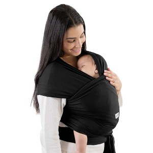 Comfy Cubs Baby Wrap Carrier - Soft and Stretchy Cotton Blend Baby Sling, Hands-Free Infant Carrier - Adjustable One Size Fits All - 1 of 4