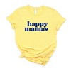 Simply Sage Market Happy Mama Puff Print Short Sleeve Tee - 2 of 4