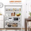 Stainless Steel Shelves, Heavy Duty Adjustable Shelf Unit with Adjustable Height and Vent Holes for Kitchen - 3 of 4
