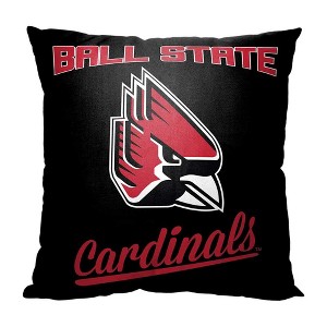 NCAA Ball State Cardinals Alumni Throw Pillow 18x18 Inches - 1 of 2
