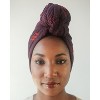 The Wrap Life | Printed Pleated Head Wrap - 2 of 4