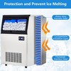 Commercial Ice Machine, 90Lbs/Day, 120V 250W Ice Machine with 33 Lbs Capacity - 3 of 4