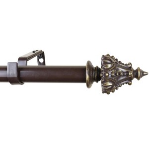 Urbanest 1-inch Diameter Regale Adjustable Single Drapery Curtain Rod - 1 of 4