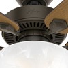 Hunter 52" Swanson Lighted Ceiling Fan New Bronze Finish with 5 Blades in American Walnut/Greyed Walnut - 3 of 4