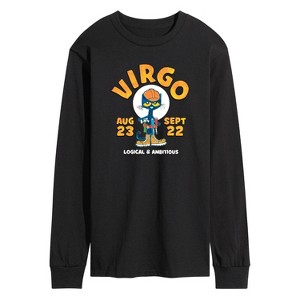 Men's - Pete the Cat - Virgo Long Sleeve Graphic T-Shirt - 1 of 4
