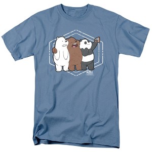 We Bare Bears Selfie Adult T-Shirt - 1 of 4